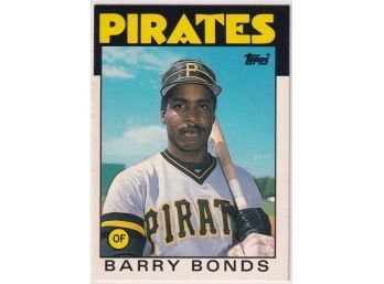 1986 Topps Traded Barry Bonds Rookie Card