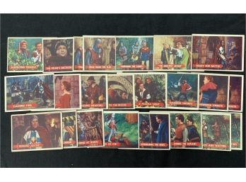 Lot Of 23 1957 Topps Robin Hood Trading Cards