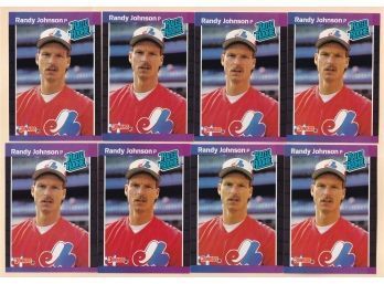 8 1988 Leaf Randy Johnson Rated Rookie Cards