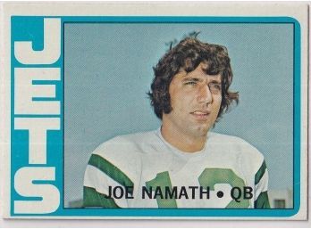 1972 Topps Joe Namath