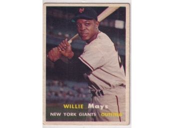 1957 TOPPS Willie Mays