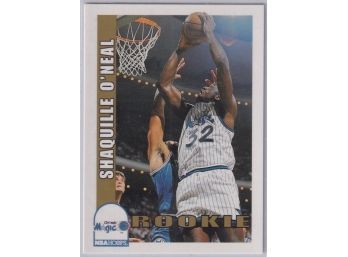 1992 NBA Hoops Shaq Shaquille Oneal Rookie Card