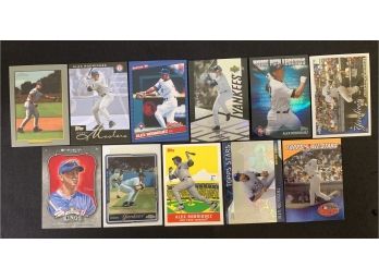 Lot Of Alex Rodriguez Baseball Cards