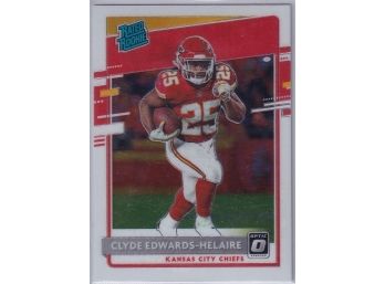 2020 Donruss Optic Clyde Edwards-Helaire Rated Rookie