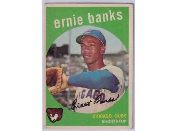 1959 Topps Ernie Bank