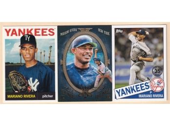 3 Mariano Rivera Baseball Cards