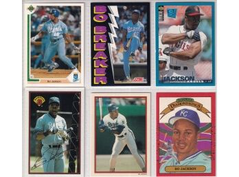 6 Bo Jackson Baseball Cards