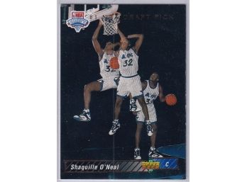 1992 Upper Deck Draft Pick Shaquille O'Neal Rookie Card