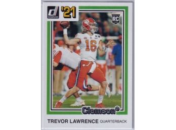 2021 Donruss Draft Picks Trevor Lawrence Rookie Card