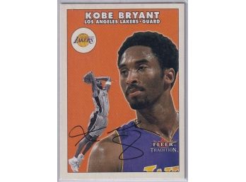 2001 Fleer Tradition Kobe Bryant