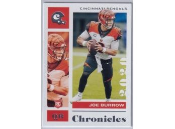 2020 Panini Chronicles Joe Burrow Rookie Card