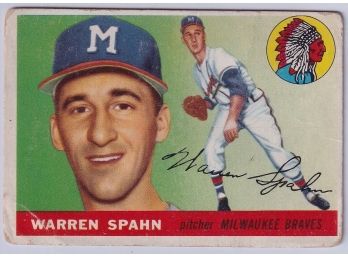 1955 Topps Warren Spahn