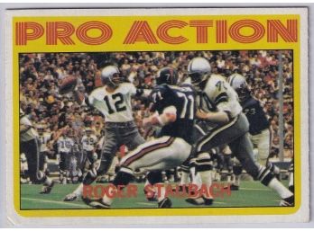 1972 Topps Pro Action Roger Staubach