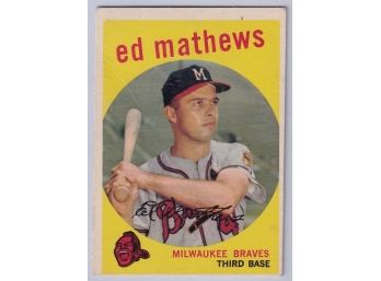 1959 Topps Ed Mathews