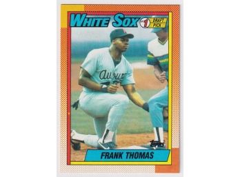 1990 Topps #1 Draft Pick Frank Thomas Rookie Card