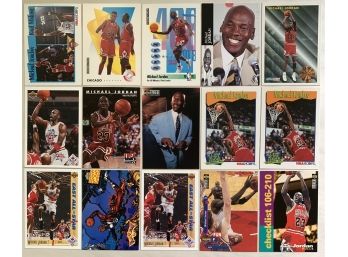 15 Michael Jordan Basketball Cards