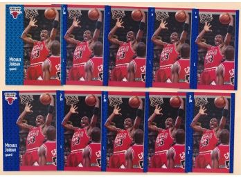 10 1991 Fleer Michael Jordan Cards