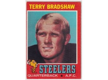 1971 Topps Terry Bradshaw Rookie Card