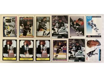 Lot Of 12 Wayne Gretzky Hockey Cards