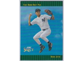 1992 Score Select Derek Jeter First Round Draft Pick Rookie Card