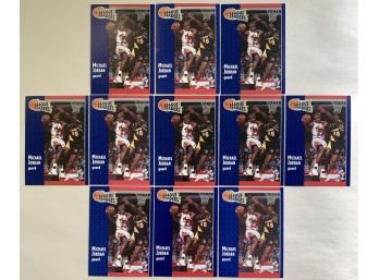 11 1991 Fleer League Leaders Michael Jordan Cards