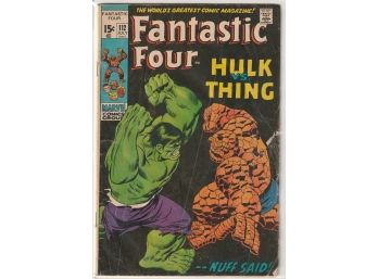 Marvel Fantastic Four: Hulk Vs. Thing #112