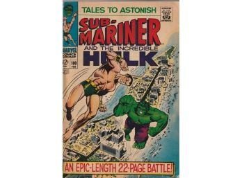 Marvel Sub-Mariner And The Incredible Hulk #100