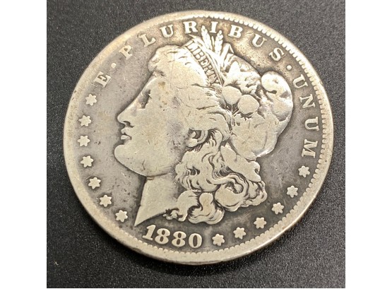 1880-S Morgan Head Silver Dollar