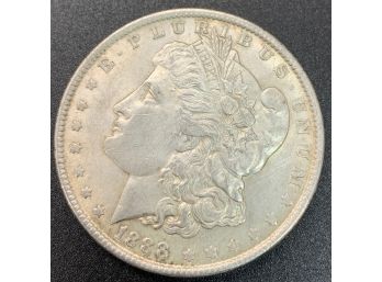 1888 Morgan Head Silver Dollar