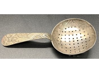 Decorative Japanese Silver Spoon