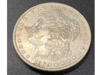 1879 Morgan Head Silver Dollar