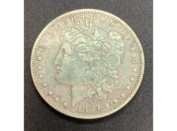 1884-O Morgan Head Silver Dollar