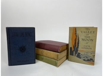 Collection Of Antique Books Including The Valley Of The Moon By Jack London