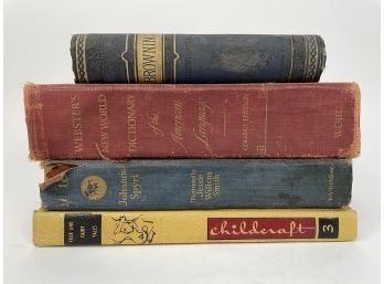 Collection Of Antique Books Including Browning And Spyri