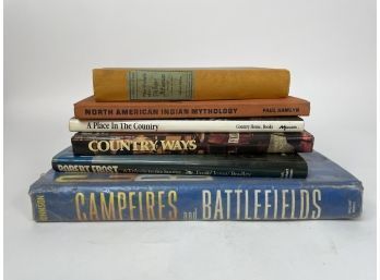 Collection Of Vintage Books Including North American Indian Mythology