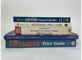 Collection Of 5 Antique And Collectibles Reference And Price Guide Books