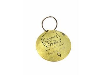 Authentic Original Paramount Pictures Dressing Room Key For Gary Cooper In Brass
