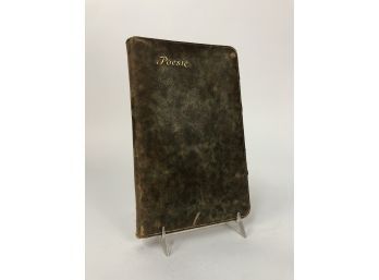Antique Book Of Poems And Autographs