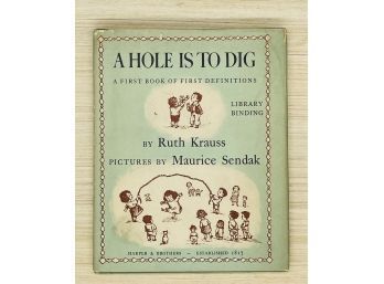 A Hole Is To Dig By Ruth Krauss 1952