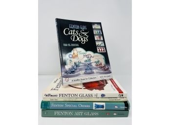 Lot Of Five (5) Fenton Specialty Reference Books Including Cats & Dogs