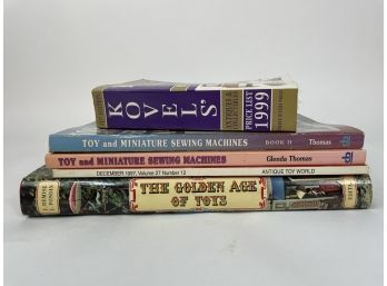 (5) Toy, Miniatures And Antiques Reference Books