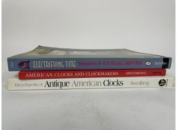 Lot Of (3) Clock /timepiece Reference Books
