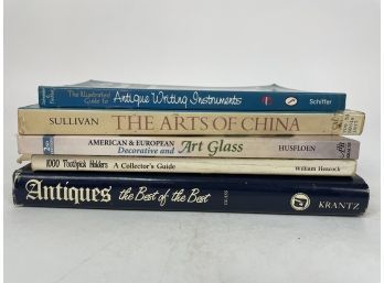 Lot Of (5) Art And Antique Reference Books
