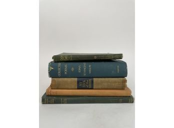 Collection Of Antique Books Including Tennyson And Milay