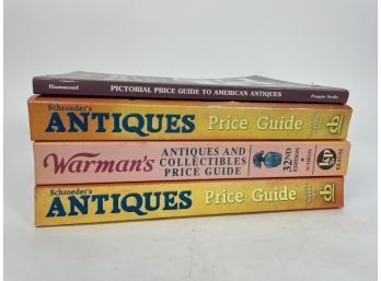 Collection Of (4) Antique Price Guide Reference Books