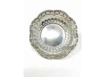 Vintage Silver Plate Celtic Pierced Dish
