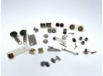 Large Collection Of Mens Cufflinks / Tie Bars / Tie Tacks