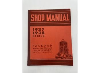 1937-1938 Packard Automotive Shop Manual EUC
