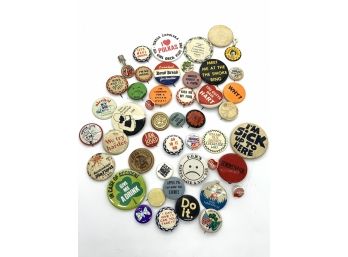 Collection Of Vintage Pinbacks