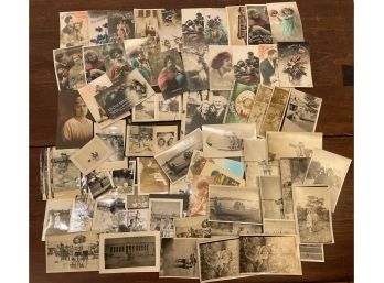 Large Collection Of Vintage Photos And Postcards RPPC